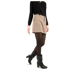 Bottes Plissé NOIR Femme Motif Uni Fermeture éclair