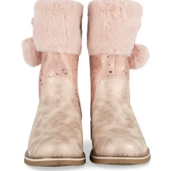Bottes ROSE Fille Motif Etoiles Fermeture éclair