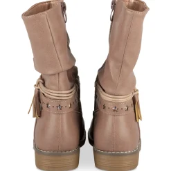 Bottes ROSE Fille Motif Etoiles Fermeture éclair