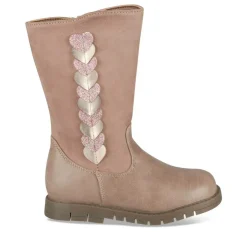 Bottes ROSE Fille Motif Uni Fermeture éclair