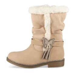 Bottes ROSE Fille Motif Uni Fermeture éclair