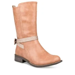 Bottes ROSE Fille Motif Uni Fermeture éclair