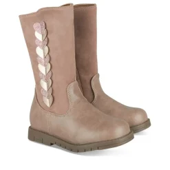 Bottes ROSE Fille Motif Uni Fermeture éclair
