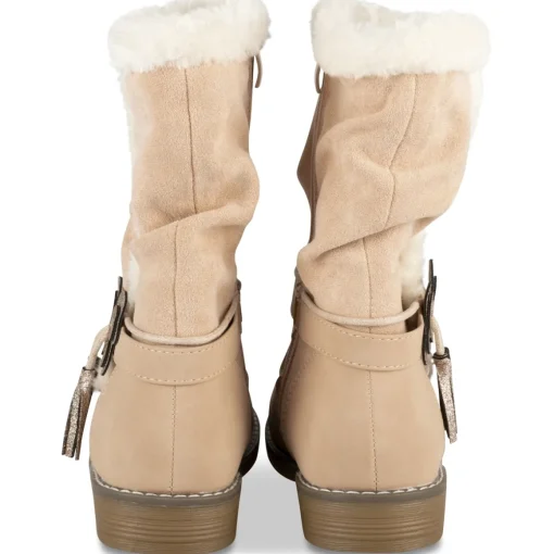 Bottes ROSE Fille Motif Uni Fermeture éclair