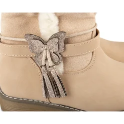 Bottes ROSE Fille Motif Uni Fermeture éclair