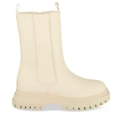 Bottes ROSE PALE Fille Motif Uni Fermeture éclair