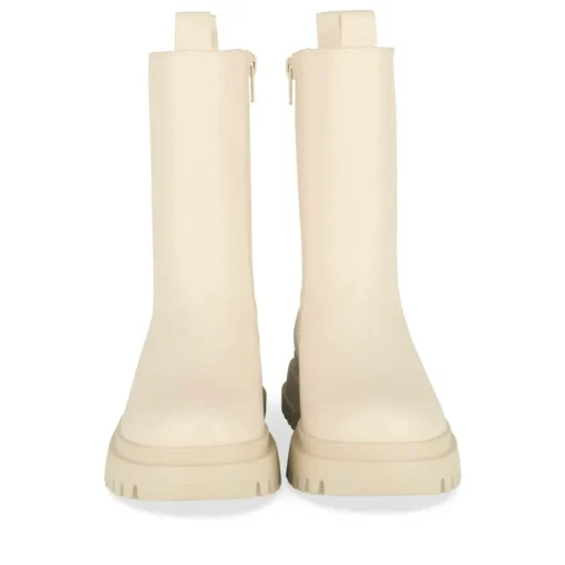 Bottes ROSE PALE Fille Motif Uni Fermeture éclair