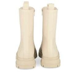 Bottes ROSE PALE Fille Motif Uni Fermeture éclair