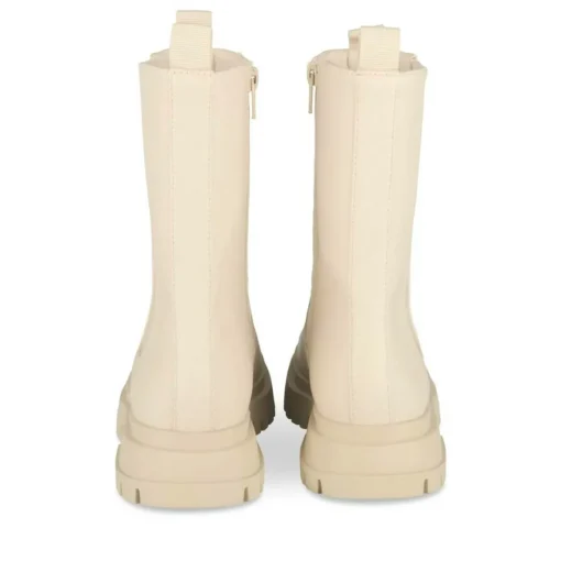 Bottes ROSE PALE Fille Motif Uni Fermeture éclair