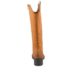 Bottes Santiag COGNAC Femme Fermeture éclair