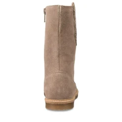 Bottes TAUPE Fille CUIR Fermeture éclair