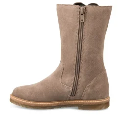 Bottes TAUPE Fille CUIR Fermeture éclair