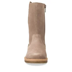 Bottes TAUPE Fille CUIR Fermeture éclair