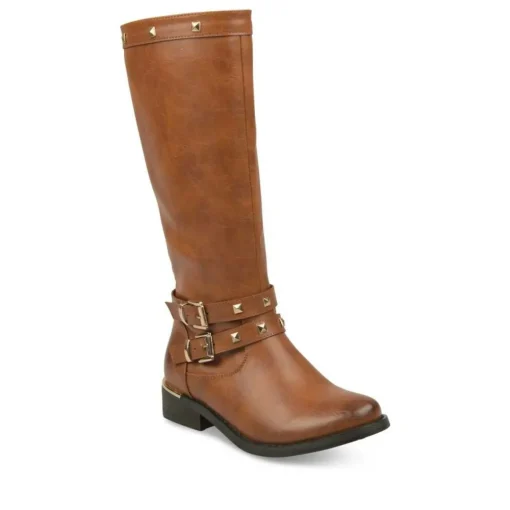 Bottes TAUPE Fille Fermeture éclair