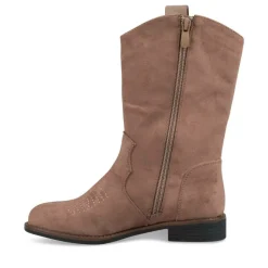 Bottes TAUPE Fille Fermeture éclair