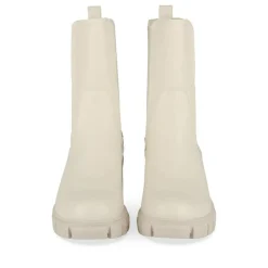 Bottines BEIGE Femme Motif Uni A Enfiler