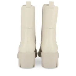 Bottines BEIGE Femme Motif Uni A Enfiler