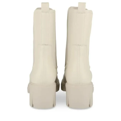 Bottines BEIGE Femme Motif Uni A Enfiler