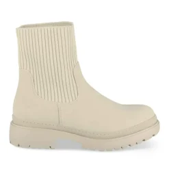 Bottines BEIGE Fille Motif Uni A Enfiler