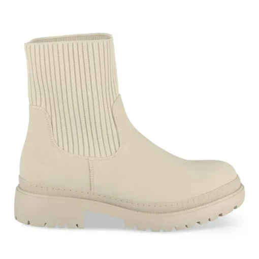 Bottines BEIGE Fille Motif Uni A Enfiler