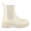 Bottines BEIGE Fille Motif Paillettes Fermeture éclair