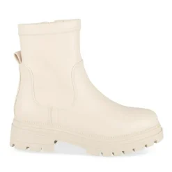 Bottines BEIGE Fille Motif Uni Fermeture éclair