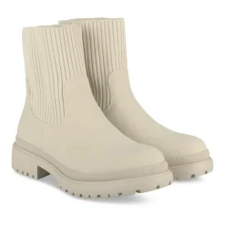 Bottines BEIGE Fille Motif Uni A Enfiler
