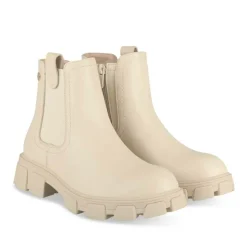 Bottines BEIGE Fille Motif Uni A Enfiler