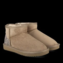 Bottines BEIGE Fille Motif Uni A Enfiler