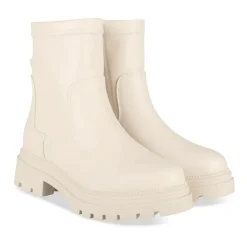 Bottines BEIGE Fille Motif Uni Fermeture éclair