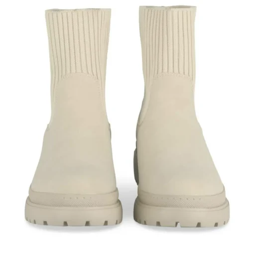 Bottines BEIGE Fille Motif Uni A Enfiler