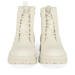 Bottines BEIGE Fille Motif Uni Lacets