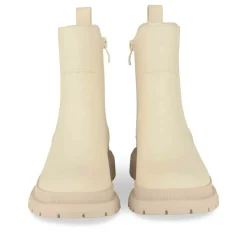 Bottines BEIGE Fille Motif Uni Fermeture éclair