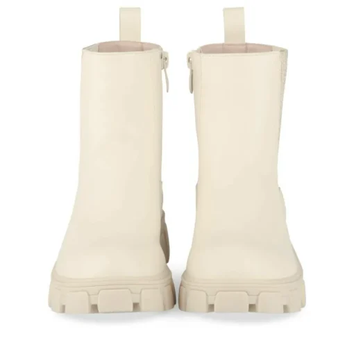 Bottines BEIGE Fille Motif Paillettes Fermeture éclair