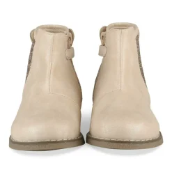 Bottines BEIGE Fille Motif Animal Fermeture éclair