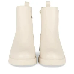 Bottines BEIGE Fille Motif Uni Fermeture éclair