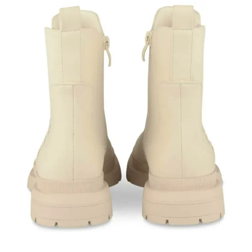 Bottines BEIGE Fille Motif Uni Fermeture éclair
