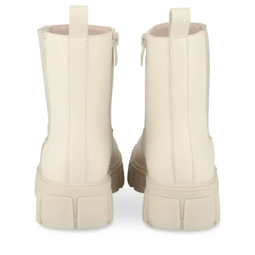 Bottines BEIGE Fille Motif Paillettes Fermeture éclair
