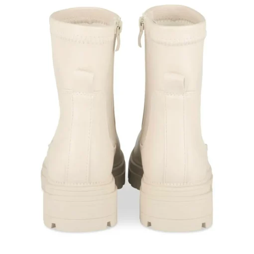 Bottines BEIGE Fille Motif Uni Fermeture éclair
