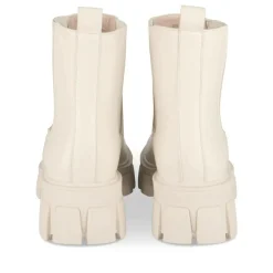 Bottines BEIGE Fille Motif Uni Fermeture éclair