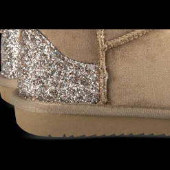 Bottines BEIGE Fille Motif Uni A Enfiler