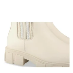 Bottines BEIGE Fille Motif Paillettes Fermeture éclair