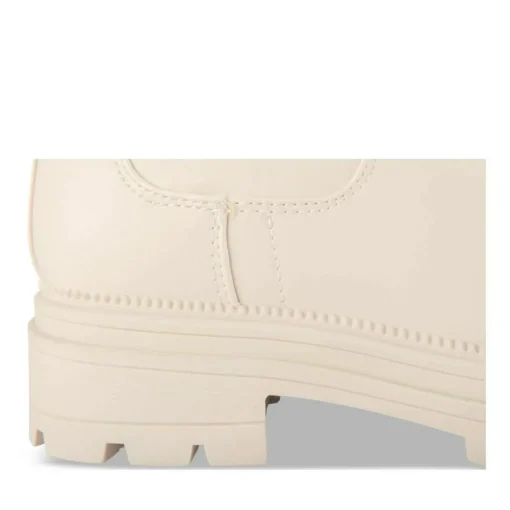 Bottines BEIGE Fille Motif Uni Fermeture éclair