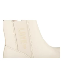 Bottines BEIGE Fille Motif Uni Fermeture éclair