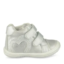 Bottines Bottines ARGENT Fille Motif Coeurs Scratch