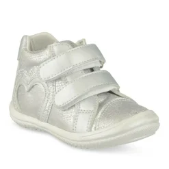 Bottines Bottines ARGENT Fille Motif Coeurs Scratch