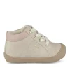 Bottines Bottines BEIGE Fille Motif Iridescent Elastique