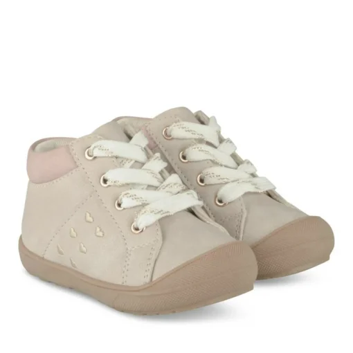 Bottines Bottines BEIGE Fille Motif Iridescent Elastique