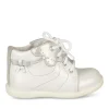 Bottines Bottines BLANC Fille CUIR Lacets