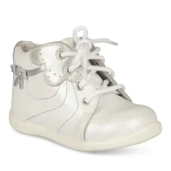 Bottines Bottines BLANC Fille CUIR Lacets